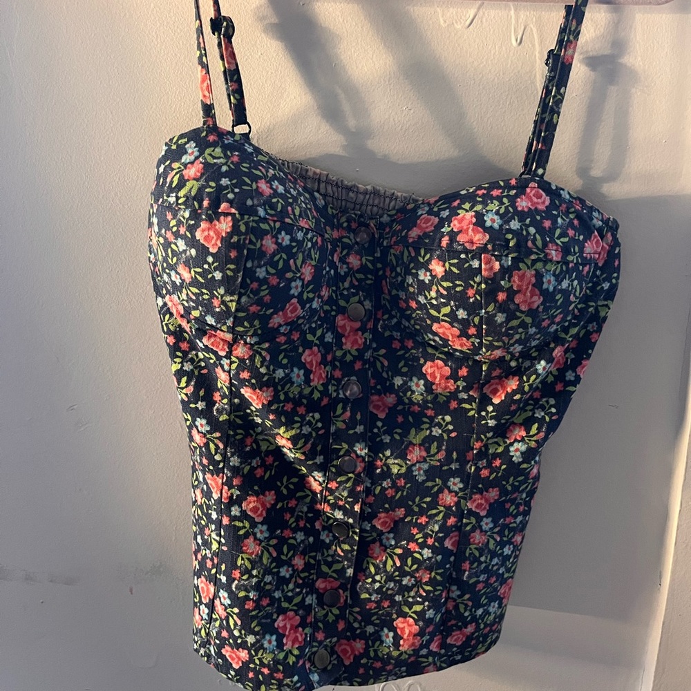 Floral Bustier